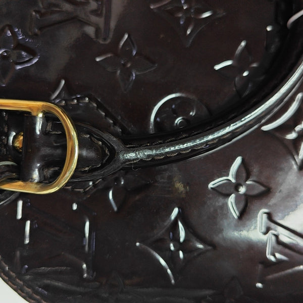 ALMA BB Monogram Patent Leather Red