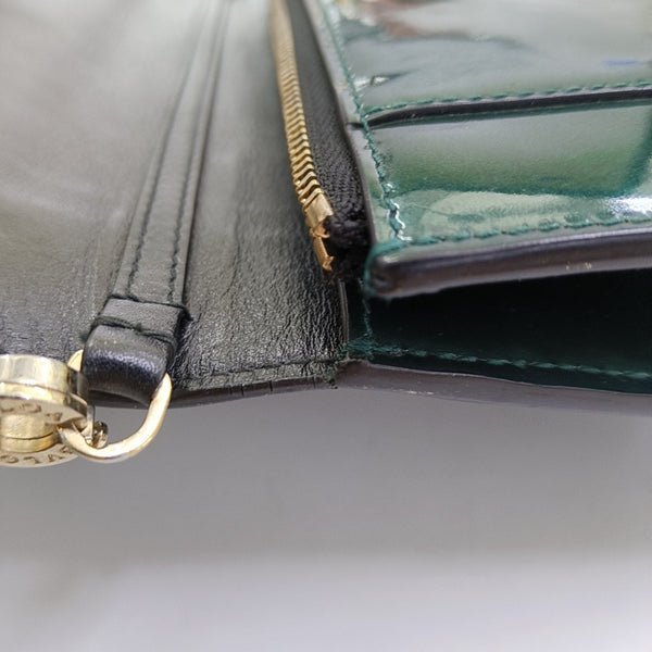 SERPENTI FOREVER Patent Leather Green