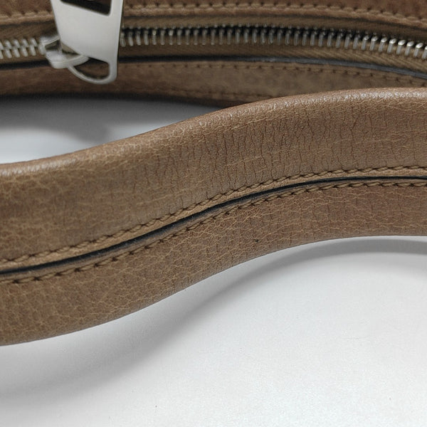 Calfskin Shoulder Bag Brown
