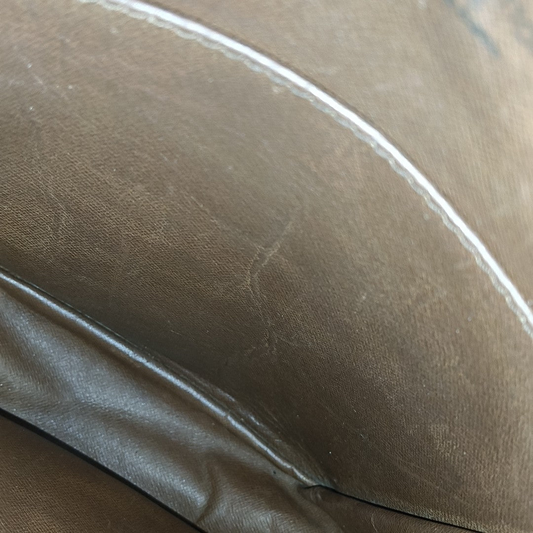 DANUBE Monogram Coated Canvas Brown
