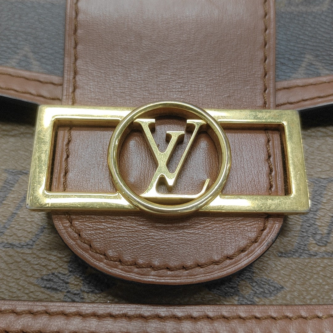 DAUPHINE WOC Monogram Coated Canvas Brown