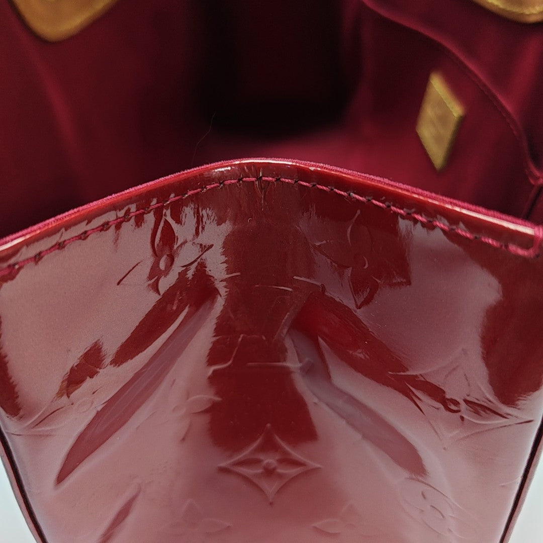 ROXBURY Monogram Patent Leather Red