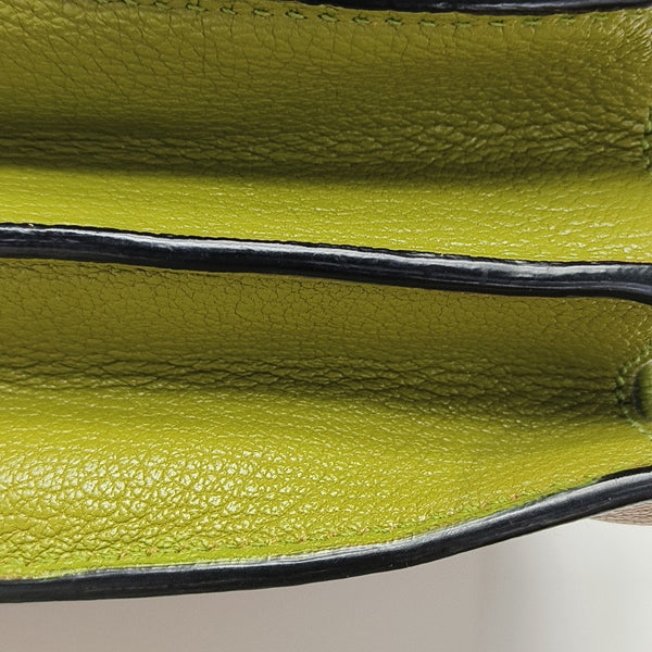 Miu Lady Calfskin Green