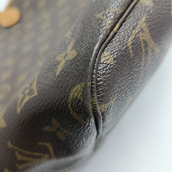 NEVERFULL GM Monogram Coated Canvas Brown