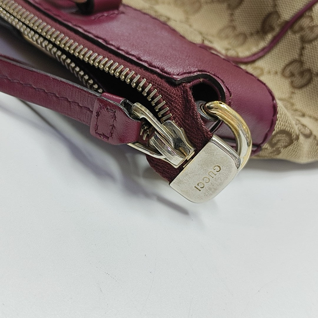 Monogram Canvas Tote Bag Brown