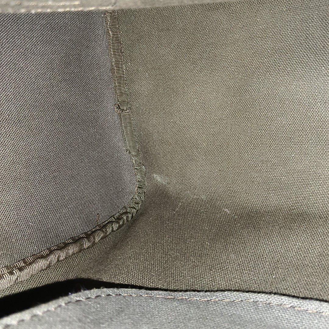 Coated Canvas Top Handle Bag Beige