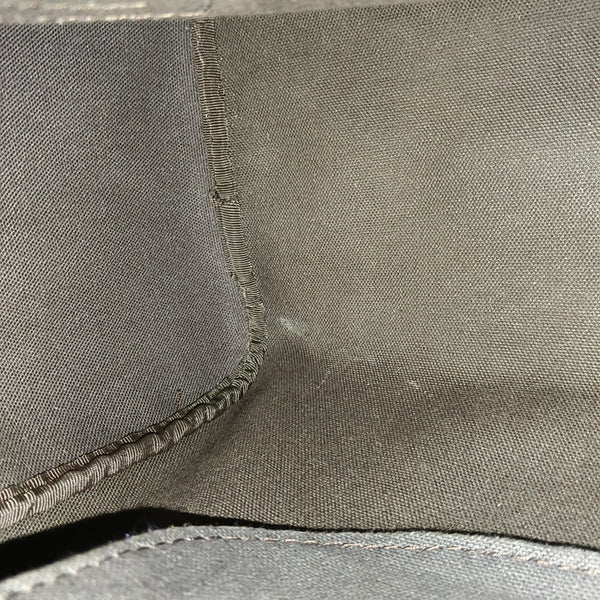 Coated Canvas Top Handle Bag Beige