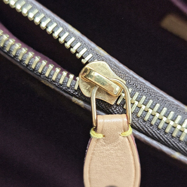 MONTAIGNE Monogram Coated Canvas Brown