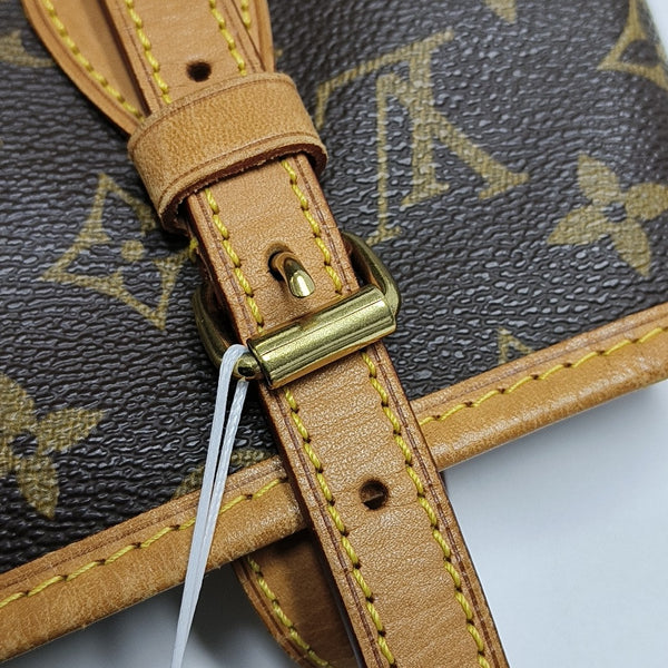 BUCKET PM Monogram Coated Canvas Brown