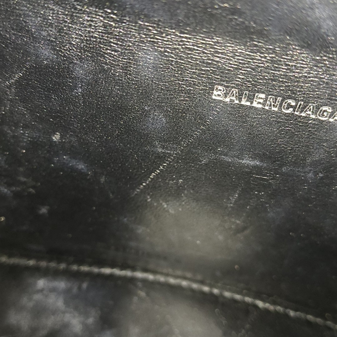 Hourglass Small Calfskin Black