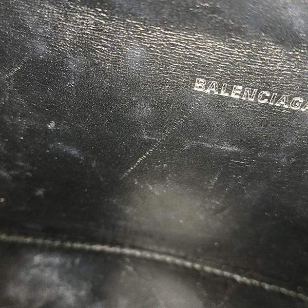 Hourglass Small Calfskin Black