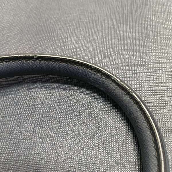 Saffiano Calfskin Top Handle Bag Blue