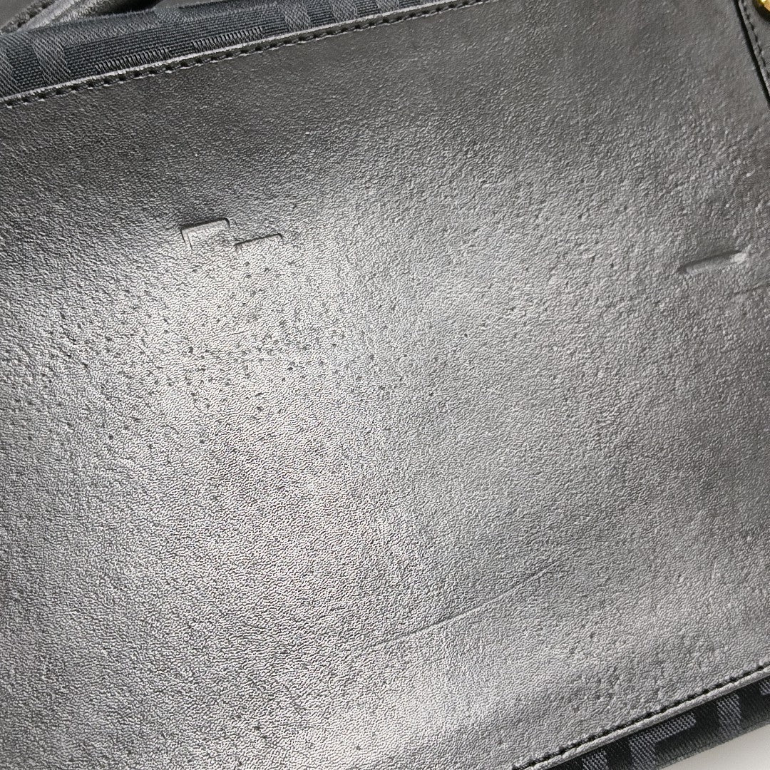 Canvas Top Handle Bag Black