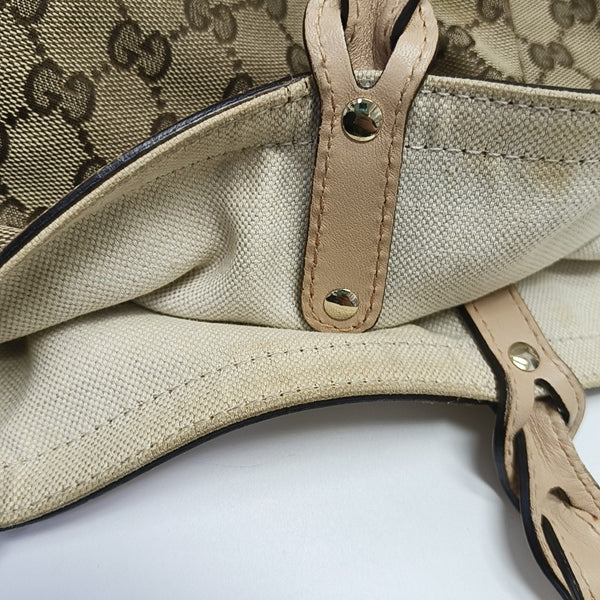 Monogram Canvas Tote Bag Brown