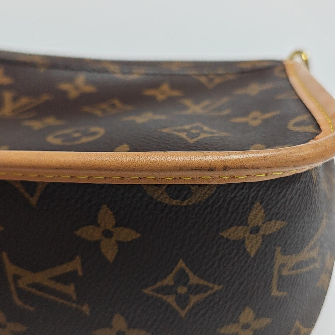 DIANE Monogram Coated Canvas Brown