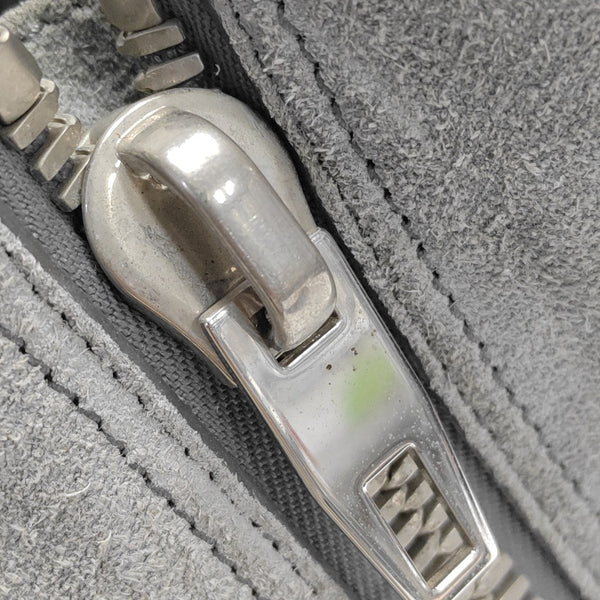 Suede Tote Bag Gray