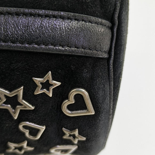 Suede Bucket Bag Black