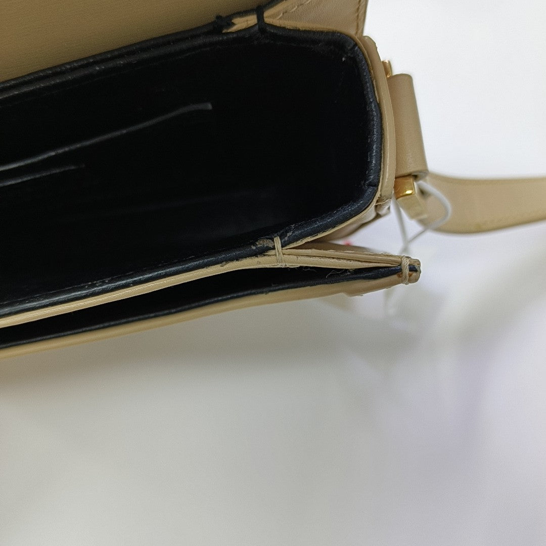 SOLFERINO Small Calfskin Beige