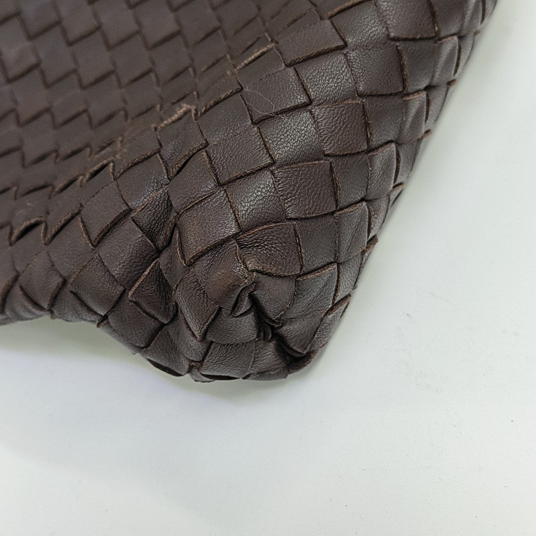 Calfskin Shoulder Bag Brown