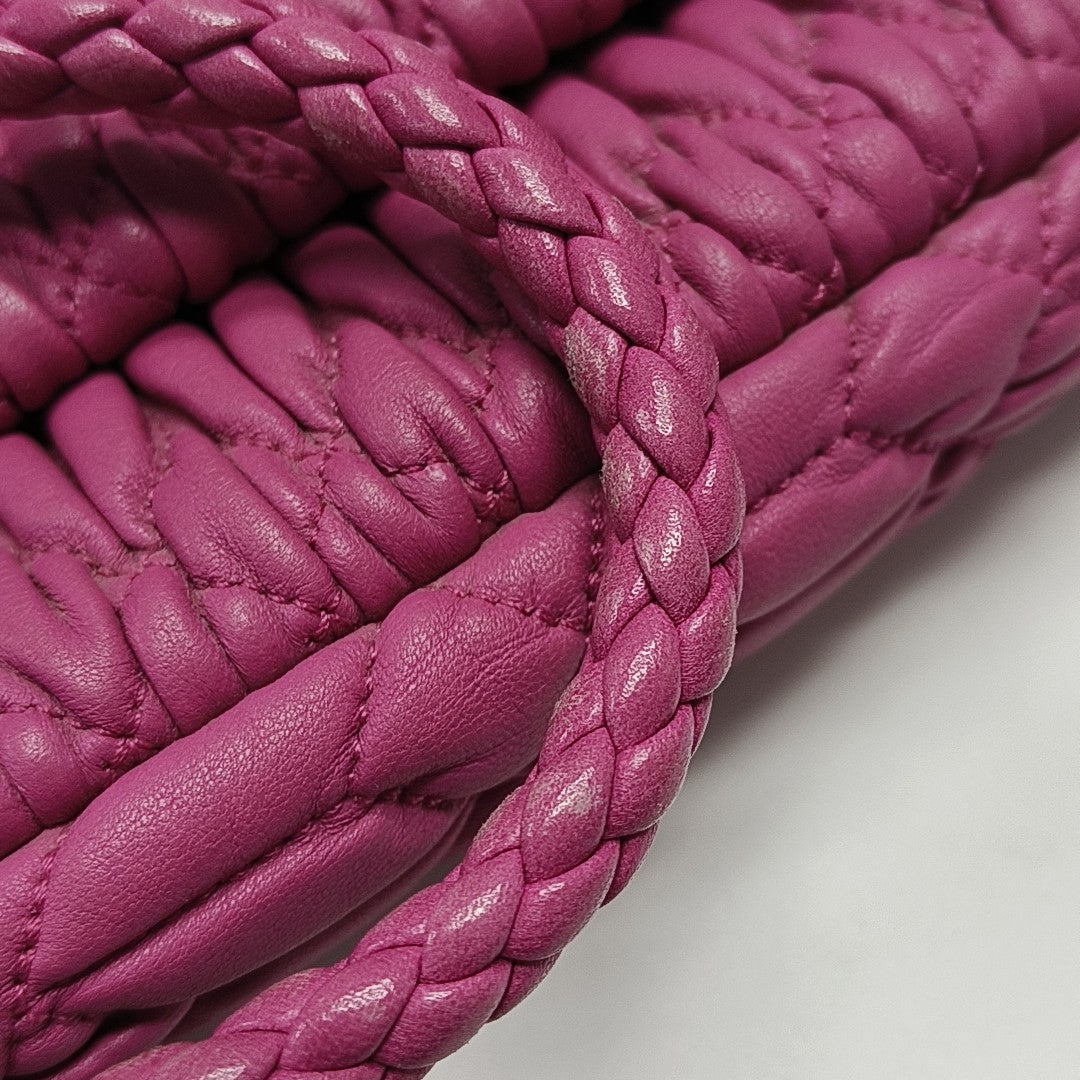 Crystal Quilted Lambskin Red