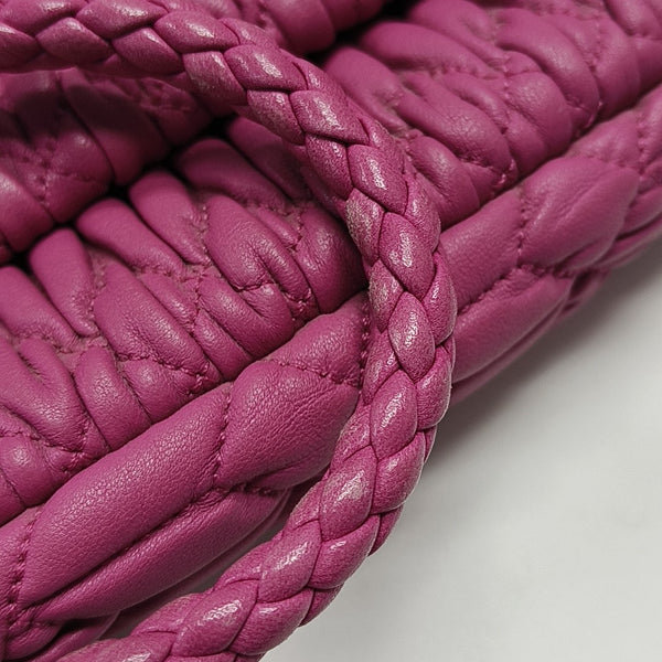 Crystal Quilted Lambskin Red