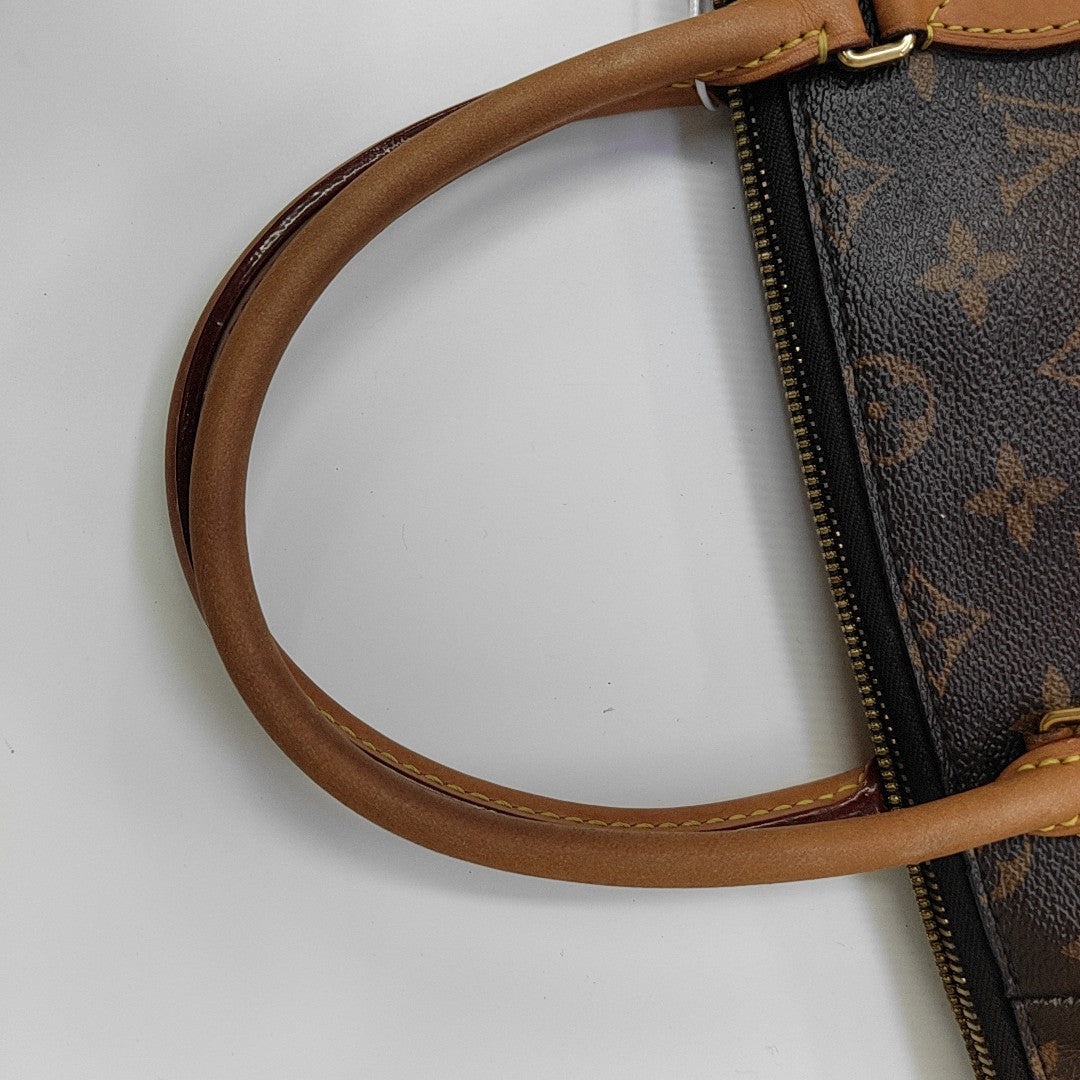 TURENNE PM Monogram Coated Canvas Brown