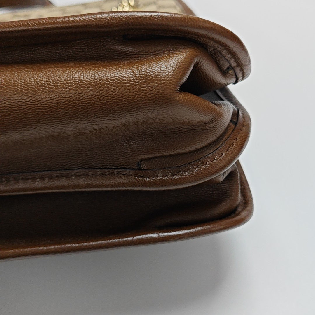 Horsebit 1955 Medium Monogram Canvas Brown