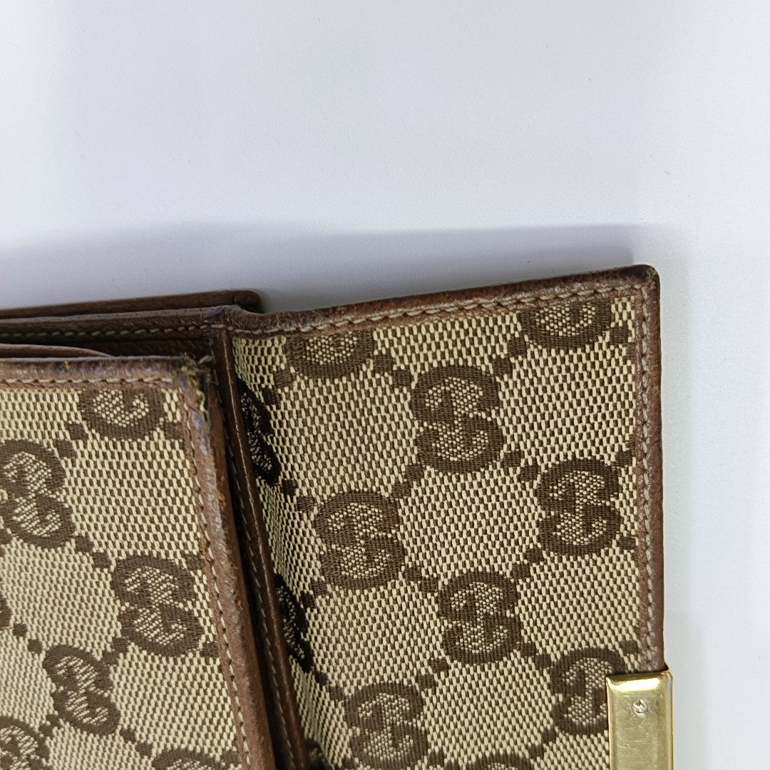 Monogram Canvas Wallet Beige