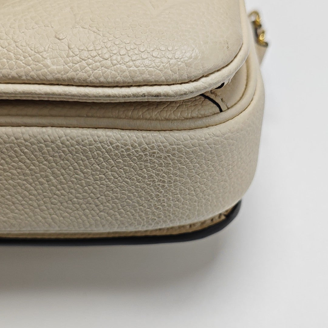 MÉTIS EAST WEST Monogram Calfskin Beige