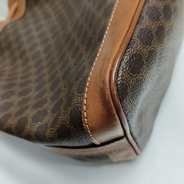 MACADAM BUCKET Coated Canvas Brown