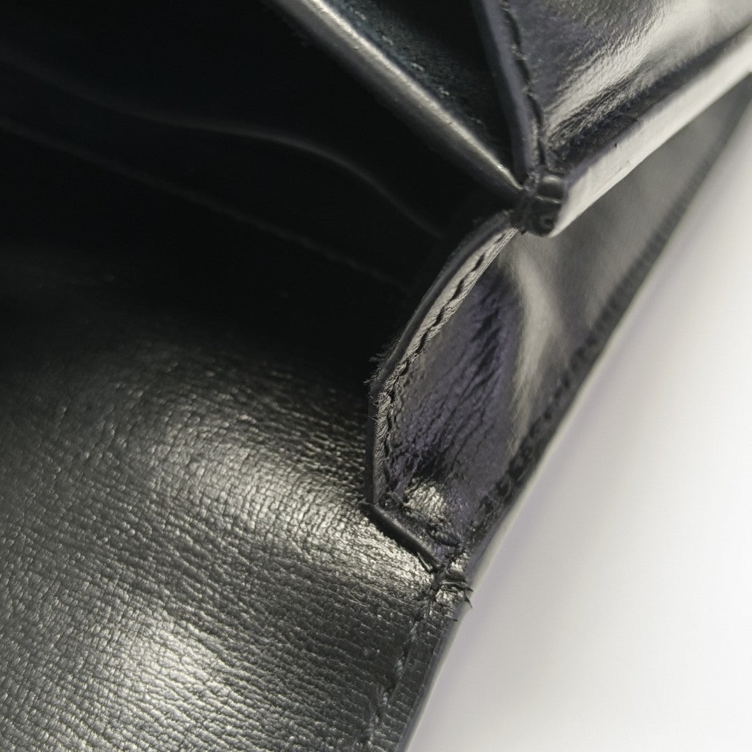 SUNSET Medium Calfskin Black
