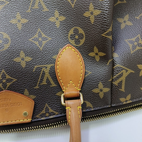 TURENNE MM Monogram Coated Canvas Brown