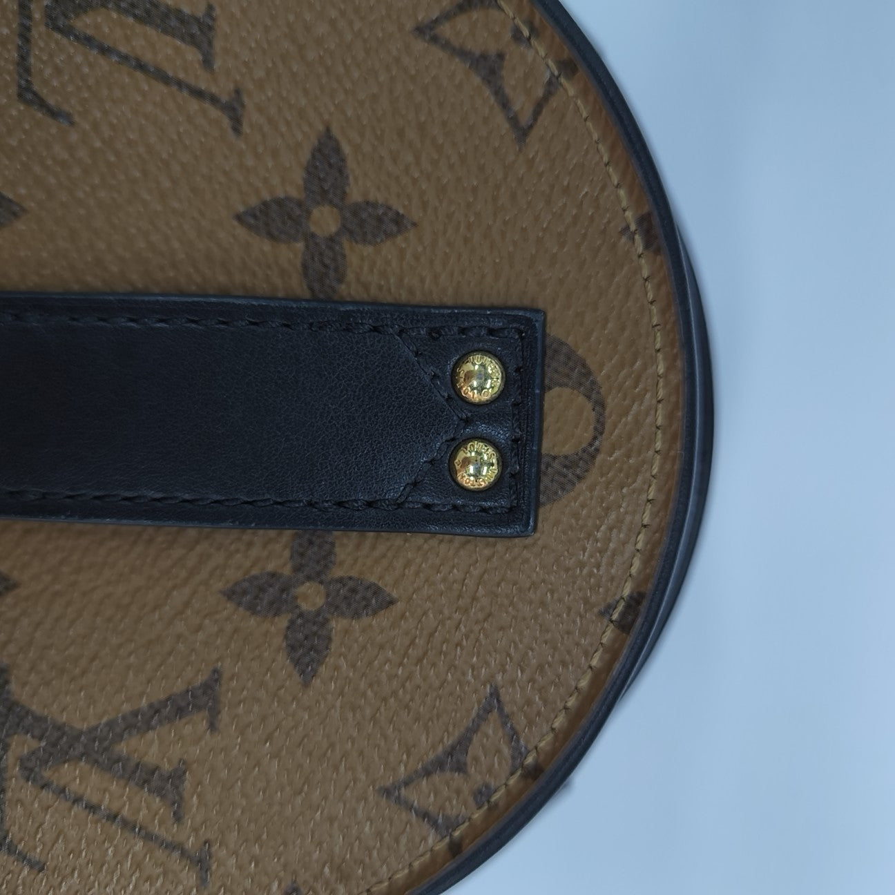 BOITE CHAPEAU Mini Monogram Coated Canvas Brown