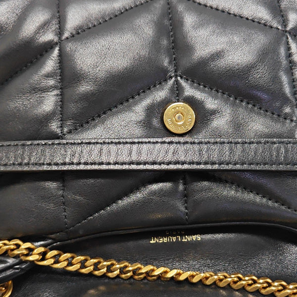 PUFFER TOY Mini Chevron Lambskin Black