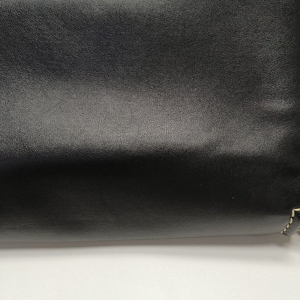 Calfskin Shoulder Bag Black