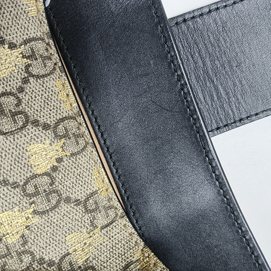 Padlock Medium Monogram Coated Canvas Brown