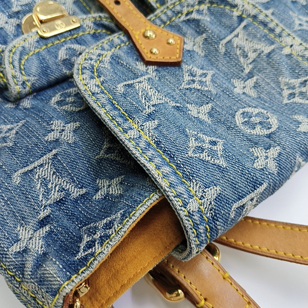 SAC AD Monogram Denim Blue