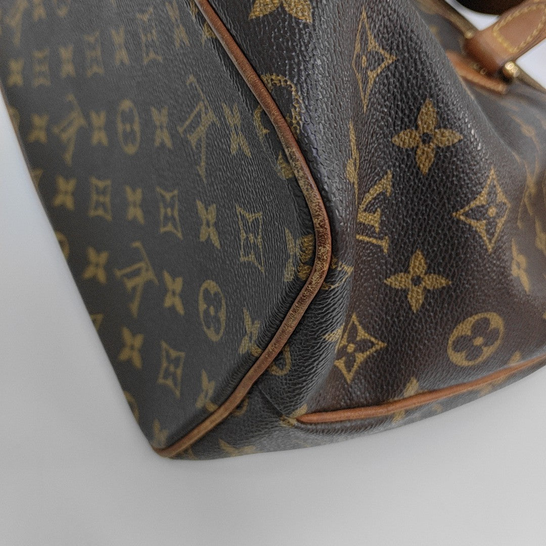 PALERMO PM Monogram Coated Canvas Brown