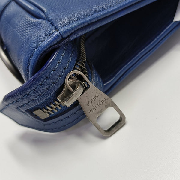TADAO PM Damier Calfskin Blue