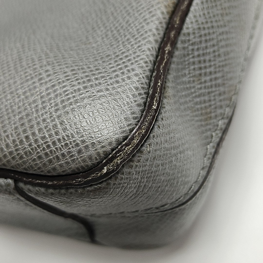 Calfskin Top Handle Bag Gray