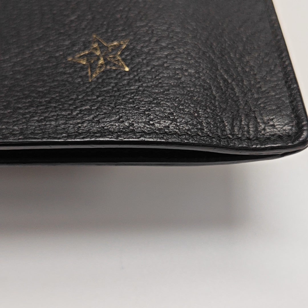 Bee Web Calfskin Black