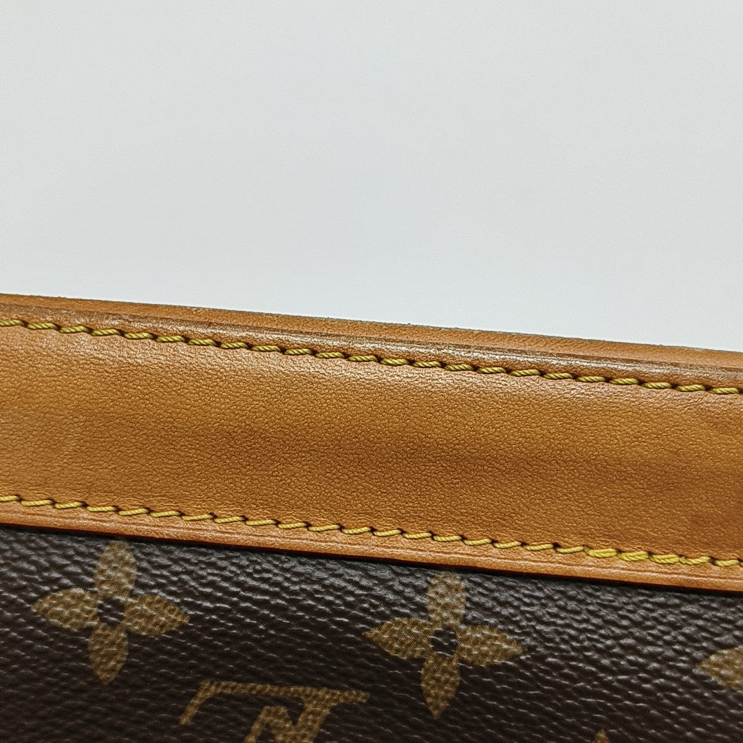 ALMA BB Monogram Coated Canvas Brown