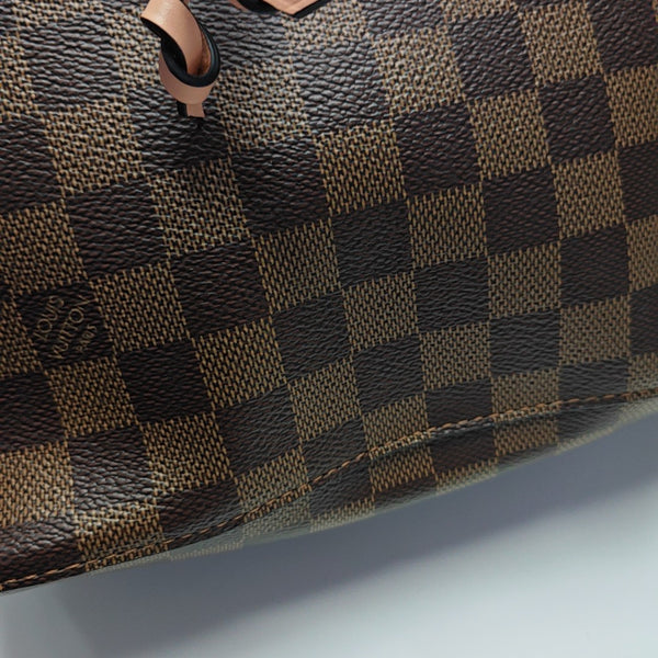 NÉONOÉ MM Damier Ebene Coated Canvas Brown