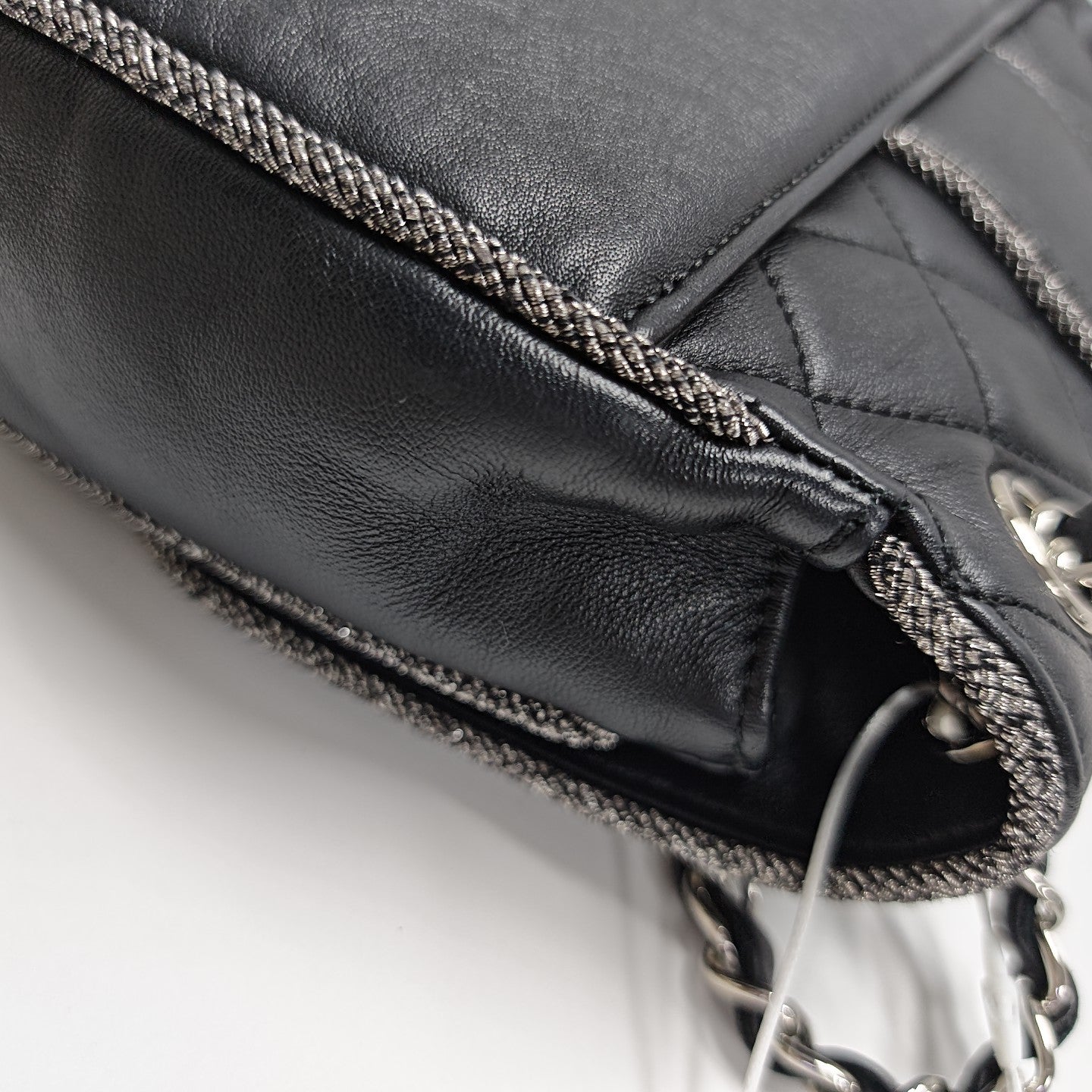MADISON Quilted Calfskin Black