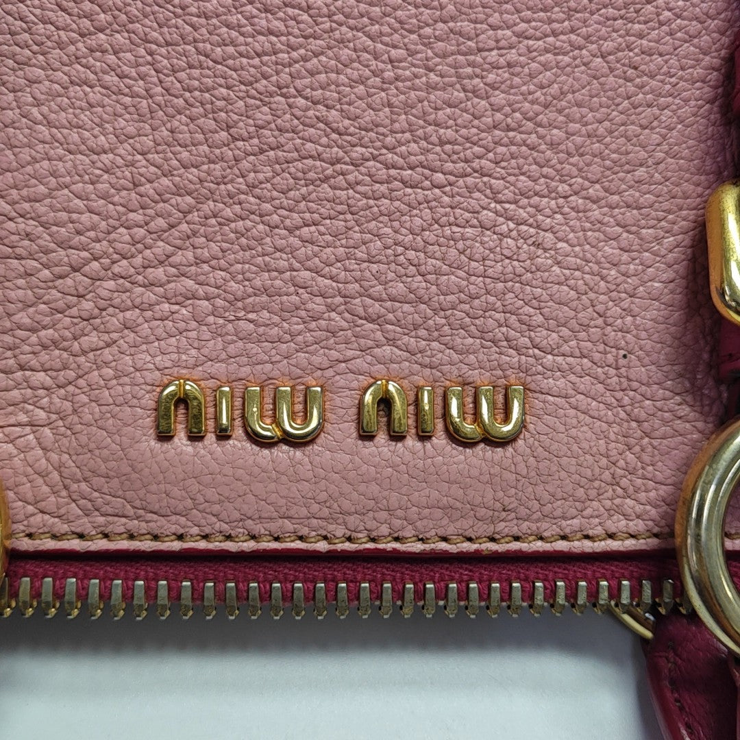 Calfskin Tote Bag Pink