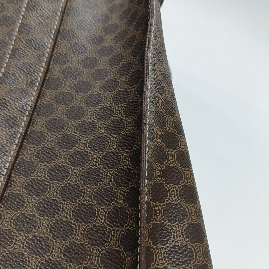 MACADAM SHOPPING BAG Coated Canvas Brown