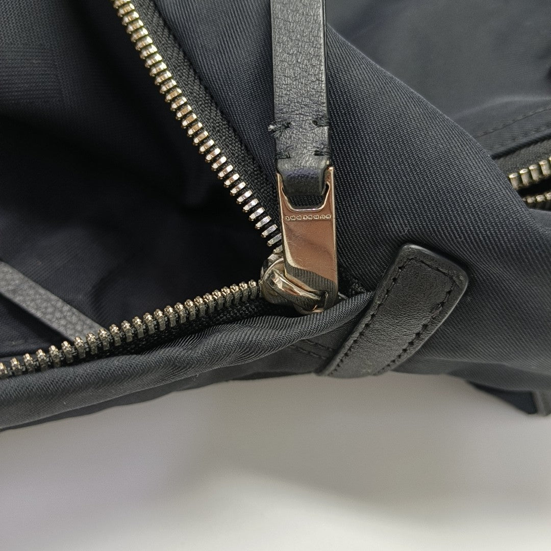 Nylon Backpack Black