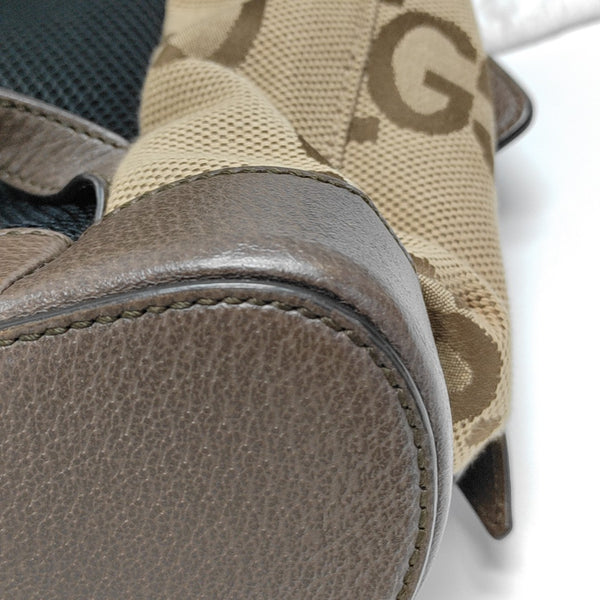 Monogram Canvas Backpack Beige
