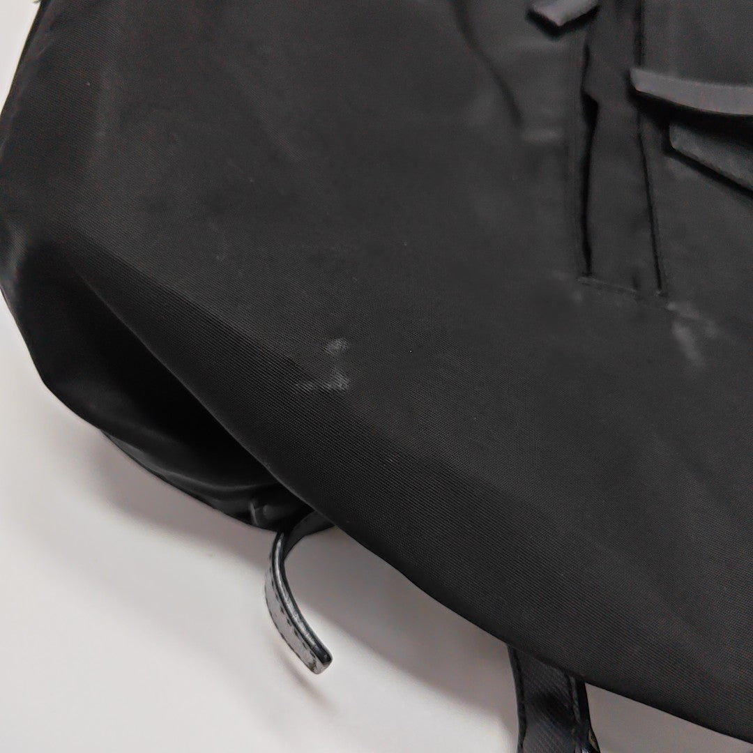 Nylon Backpack Black