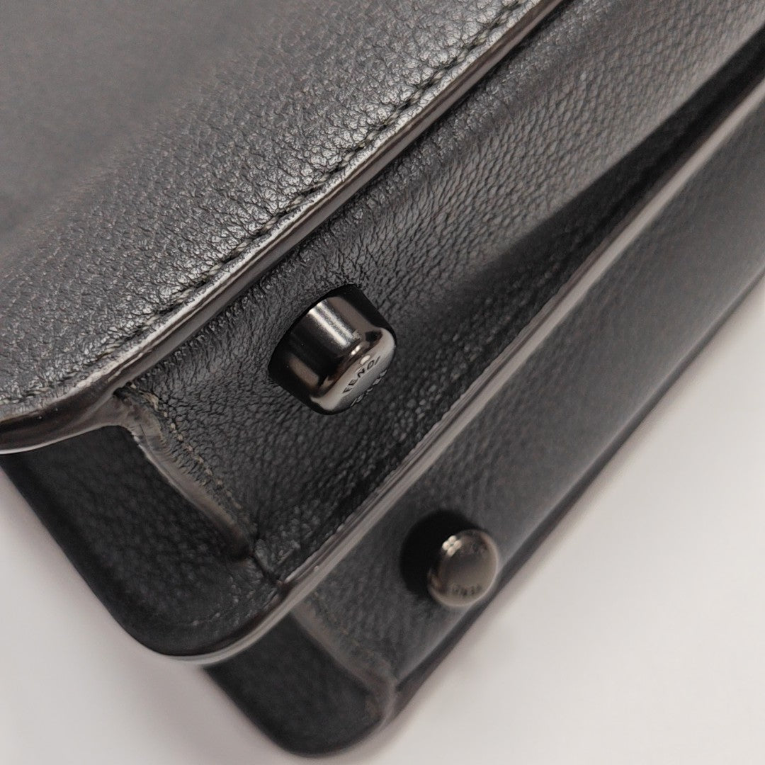 Peekaboo Small Calfskin Gray